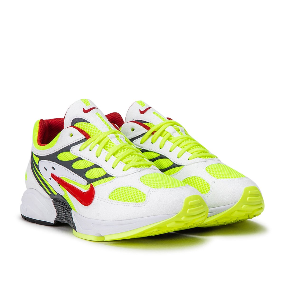 Nike Air Ghost Racer (Weiß / Neon Gelb / Grau)  - Allike Store