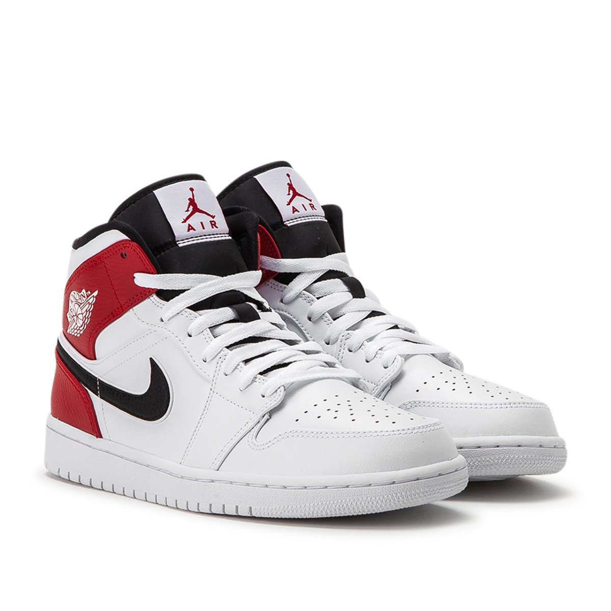 Nike Air Jordan 1 Mid 'Chicago Remix' (Weiß / Rot)  - Allike Store