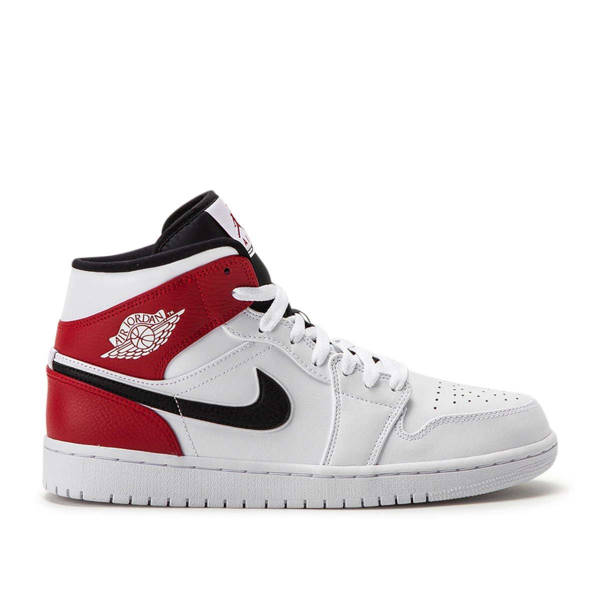 Nike Air Jordan 1 Mid 'Chicago Remix' (Weiß / Rot)  - Allike Store