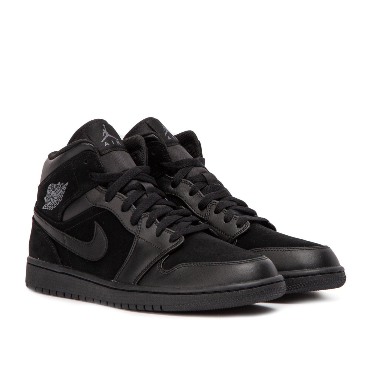 Nike Air Jordan 1 MID (Schwarz / Grau)  - Allike Store