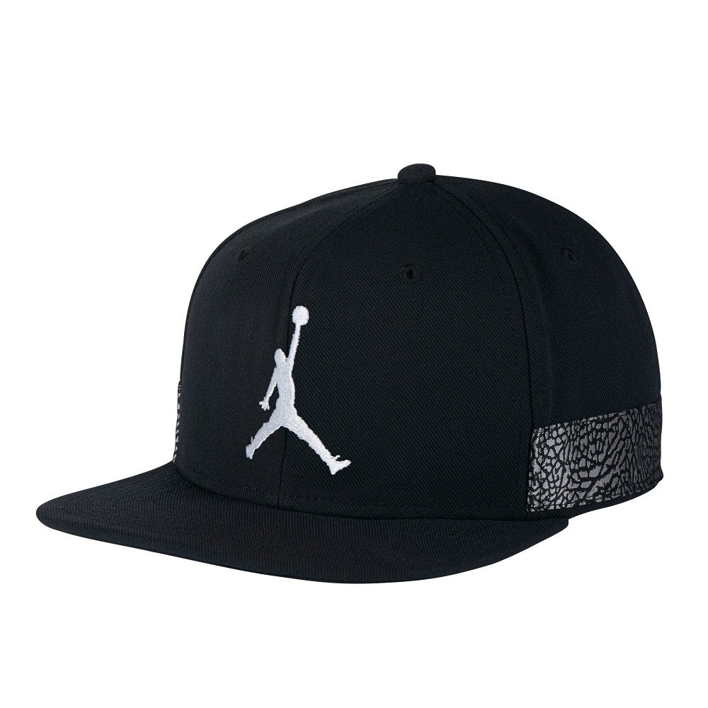 Nike Air Jordan 3 Jumpman Pro Cap (Schwarz / Weiß)  - Allike Store