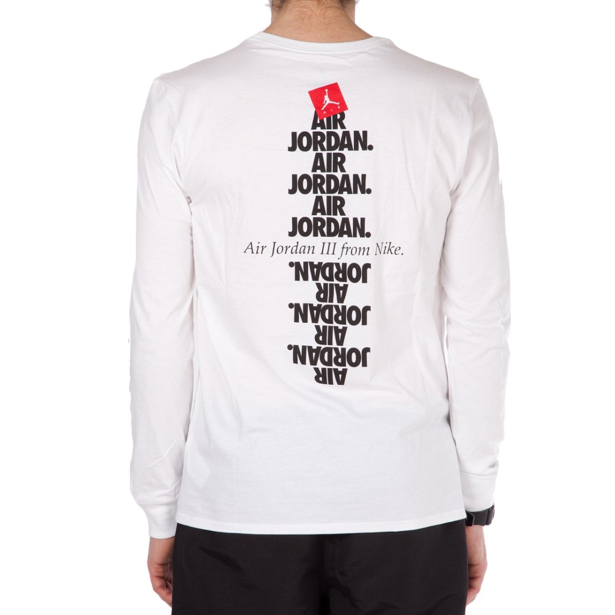 Nike Air Jordan AJ 3 CNXN 3 Longsleeve Shirt (Weiß / Schwarz)  - Allike Store