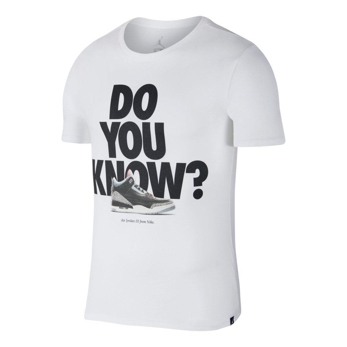 Nike Air Jordan AJ 3 'Do you know' T-Shirt (Weiß / Schwarz)  - Allike Store