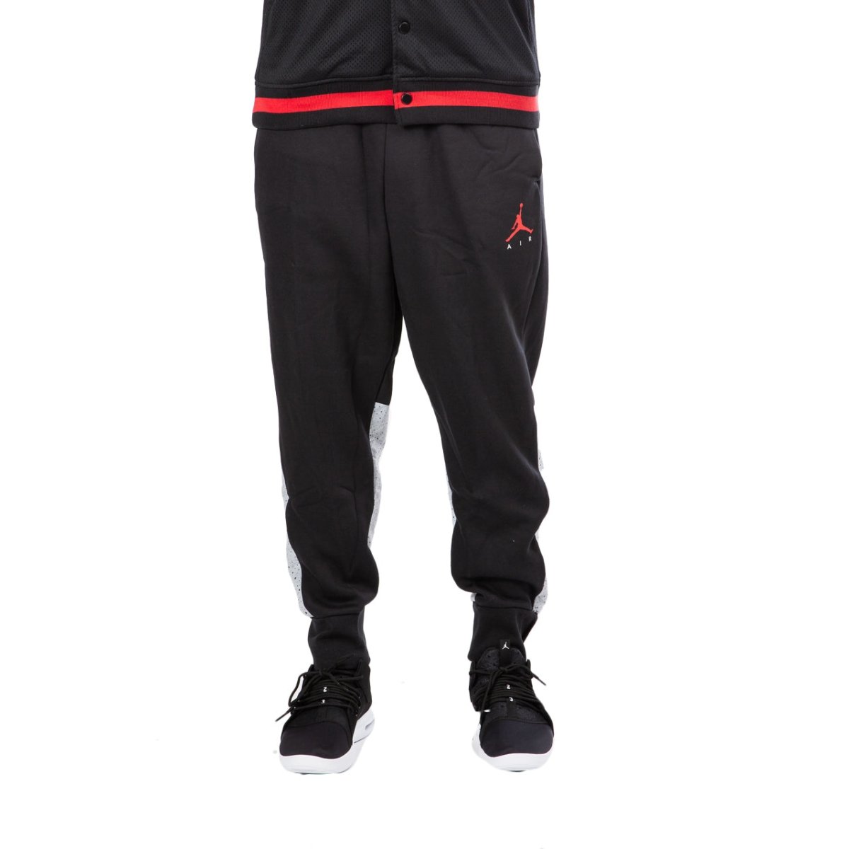 Nike Air Jordan Flight Fleece Cement Pants (Schwarz / Grau)  - Allike Store