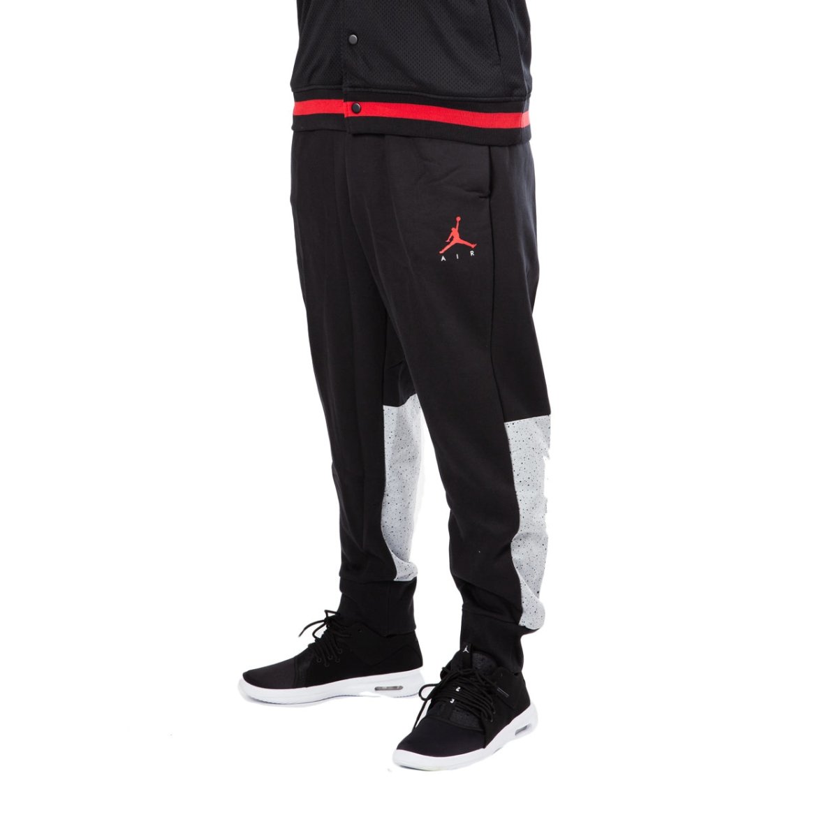 Nike Air Jordan Flight Fleece Cement Pants (Schwarz / Grau)  - Allike Store
