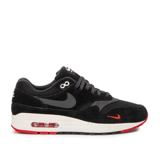 Nike Air Max 1 Premium ''Mini Swoosh Pack'' (Schwarz / Rot)  - Allike Store