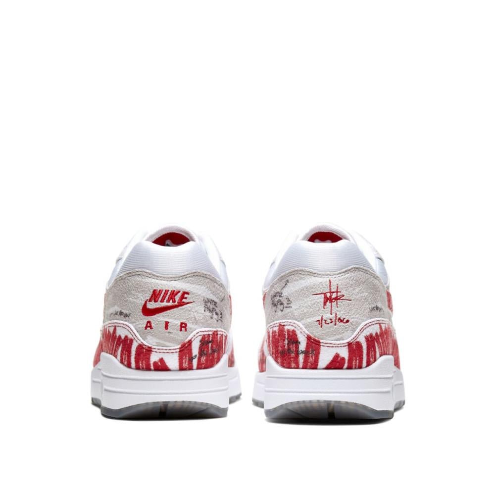 Nike Air Max 1 'Sketch to Shelf' (Weiß / Rot)  - Allike Store