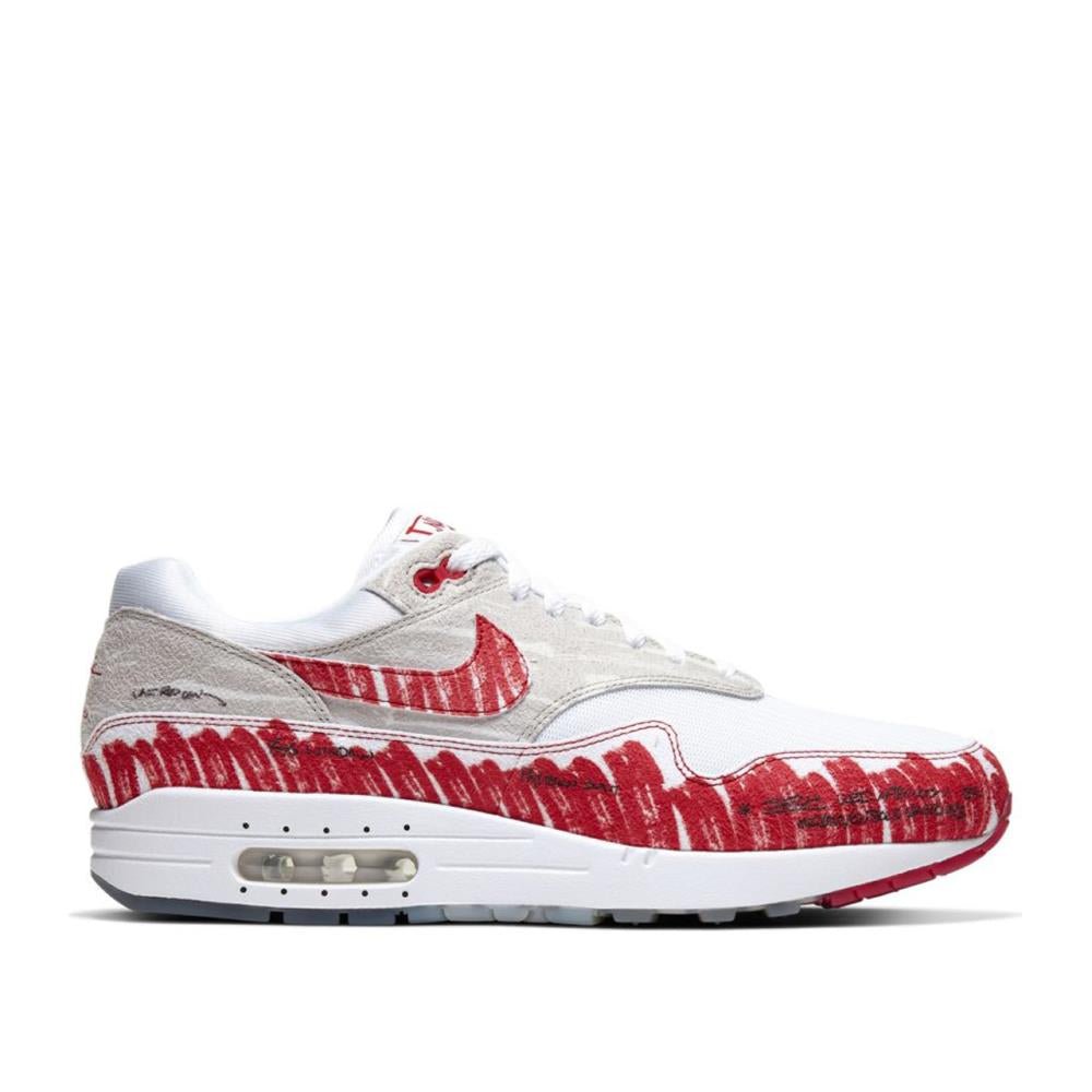 Nike Air Max 1 'Sketch to Shelf' (Weiß / Rot)  - Allike Store