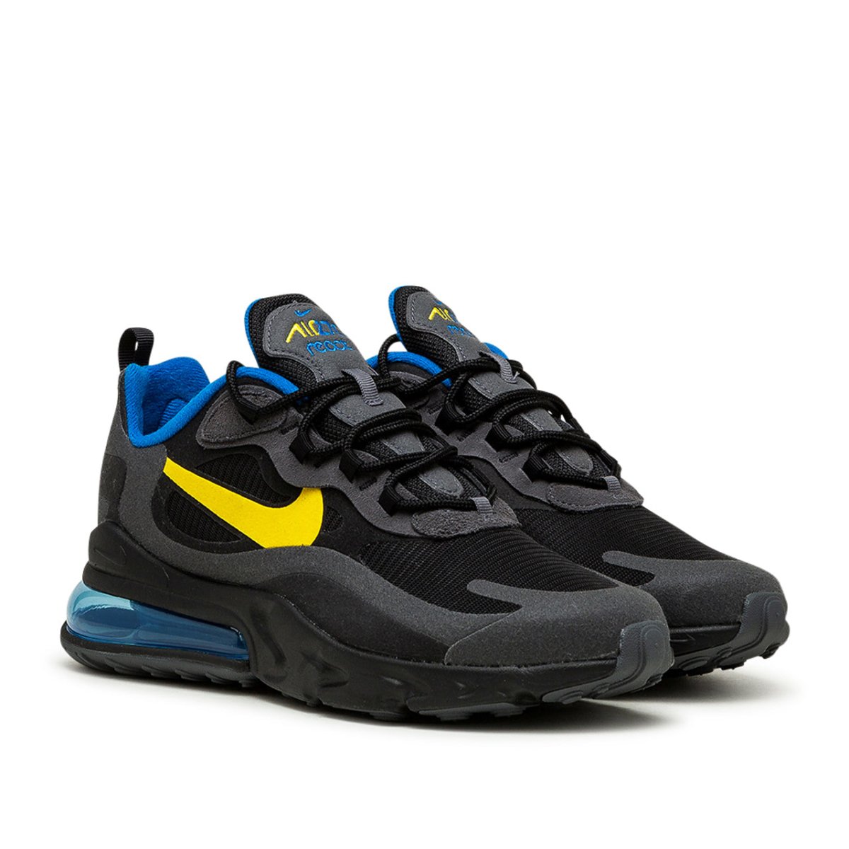 Nike Air Max 270 React (Schwarz / Blau / Gold)  - Allike Store