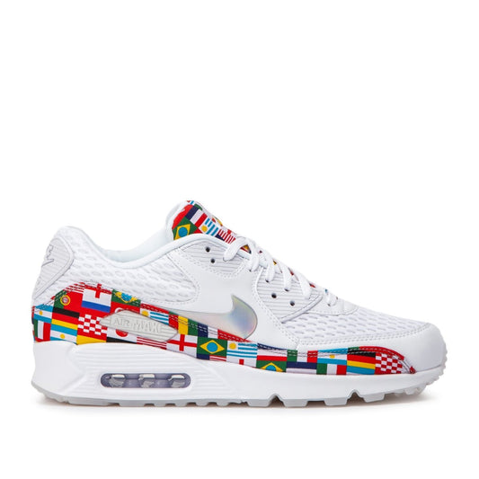 Nike Air Max 90 NIC QS 'International Flag Pack' (White / Multi)  - Allike Store