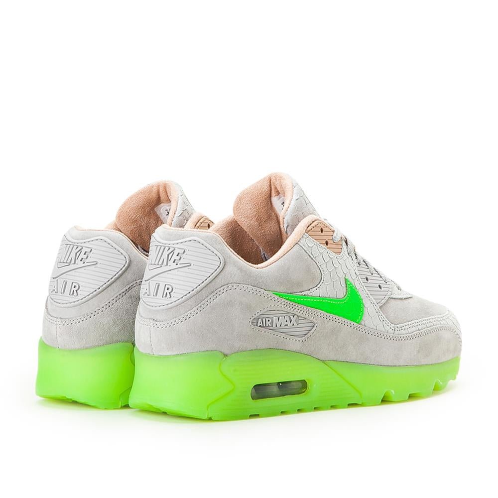 Air max 90 premium shop new species (grey / green)