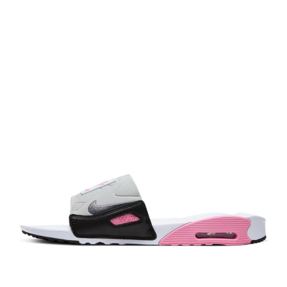 Nike Air Max 90 Slide (Weiß / Grau / Rosa)  - Allike Store