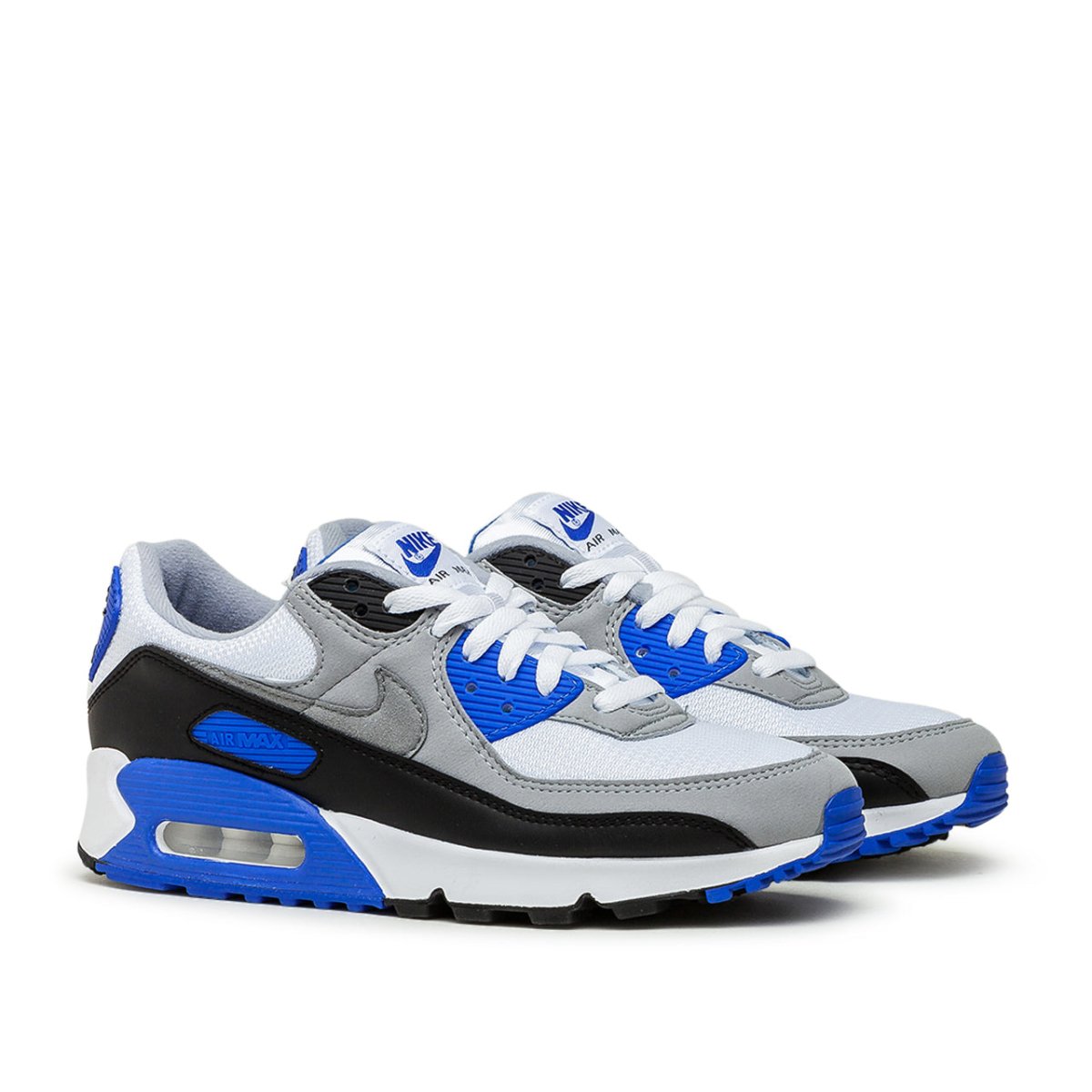 Nike Air Max 90 (Weiß / Grau / Blau)  - Allike Store