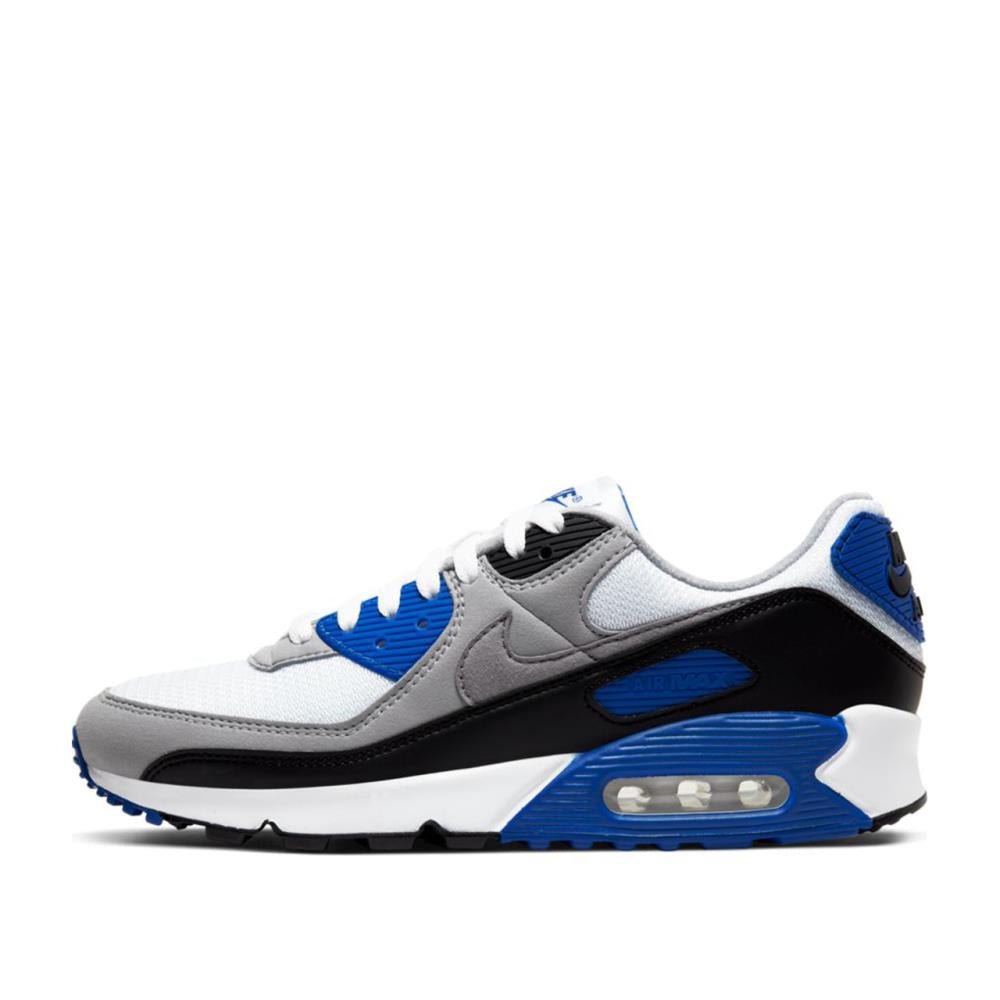 Nike Air Max 90 (Weiß / Grau / Blau)  - Allike Store