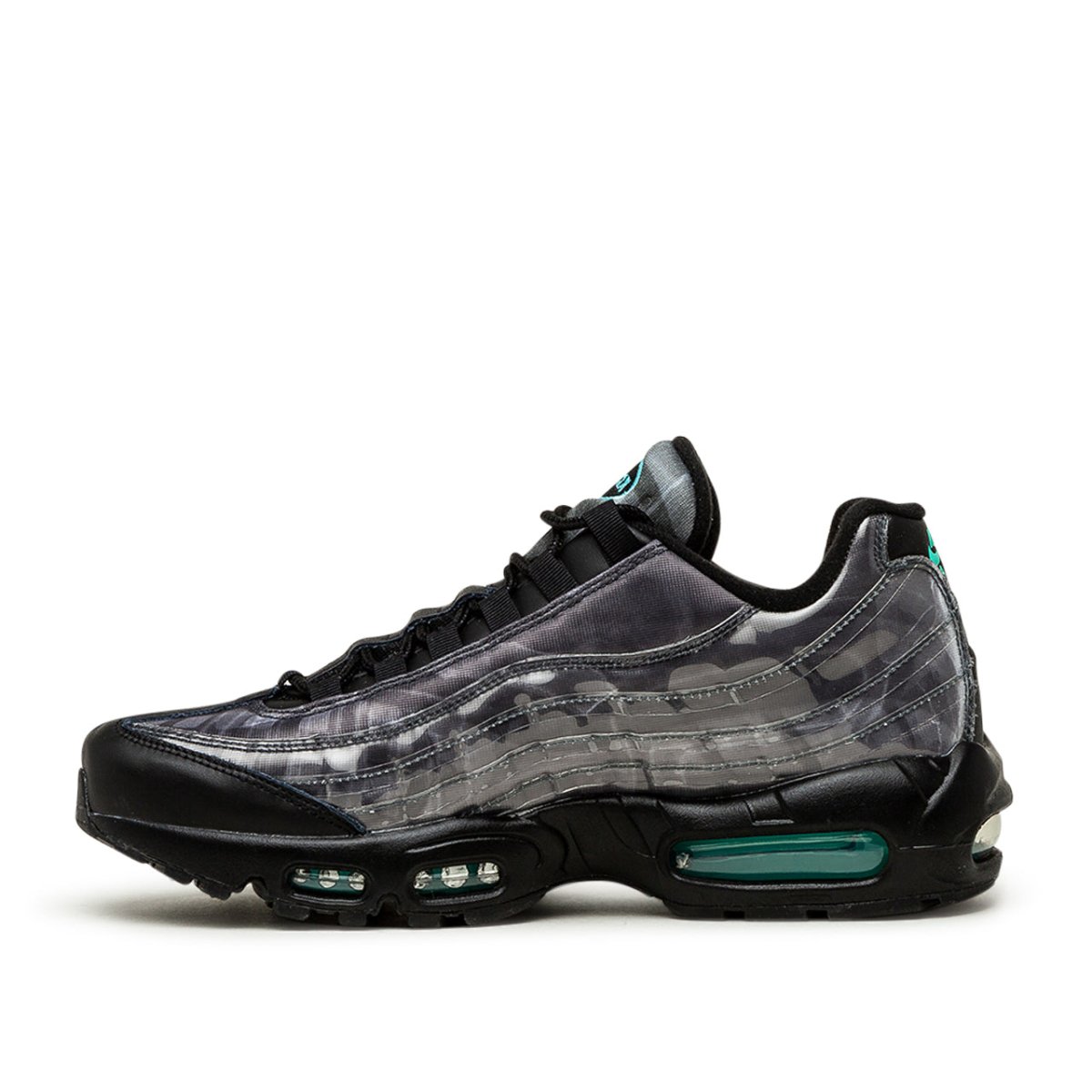 Black grey green air max 95 deals