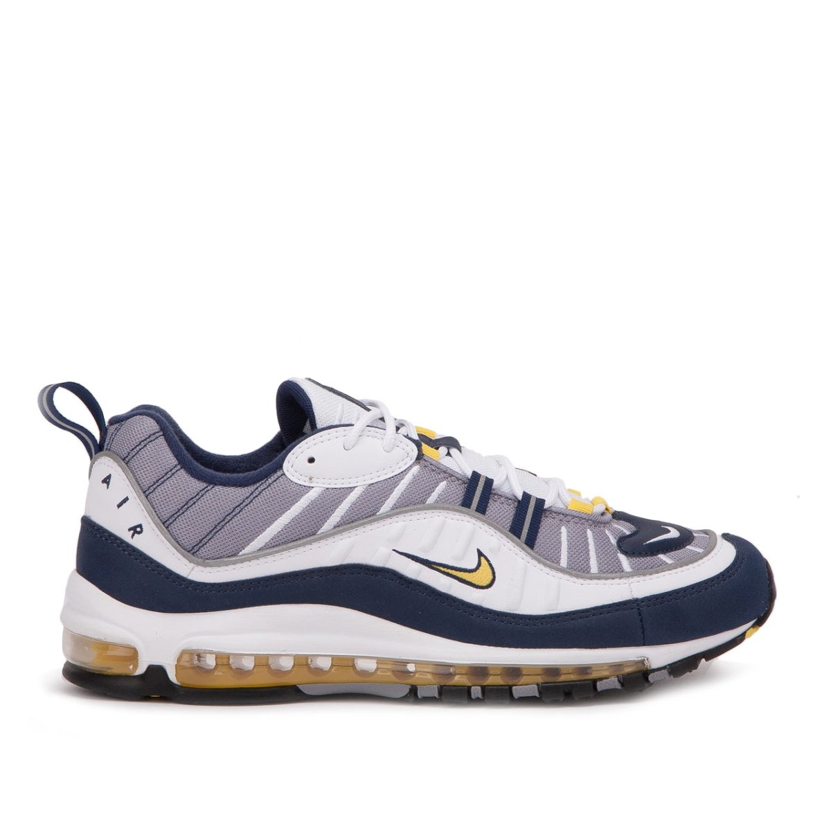 Nike Air Max 98 OG (Weiß / Gelb / Navy)  - Allike Store