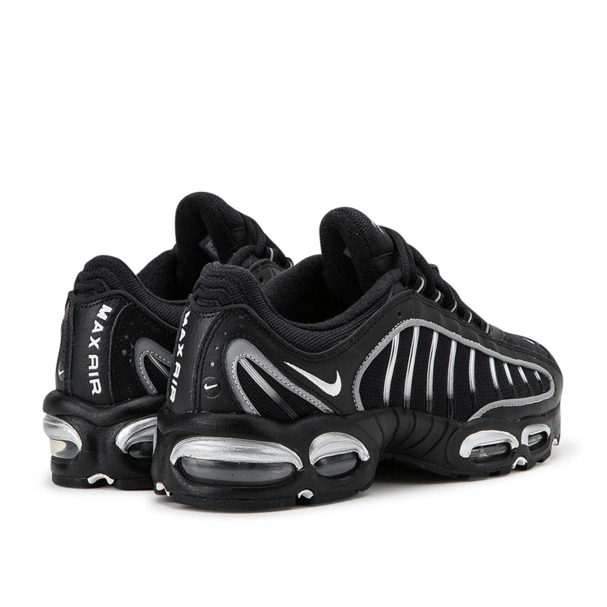 Nike air max tailwind 4 black and on sale silver