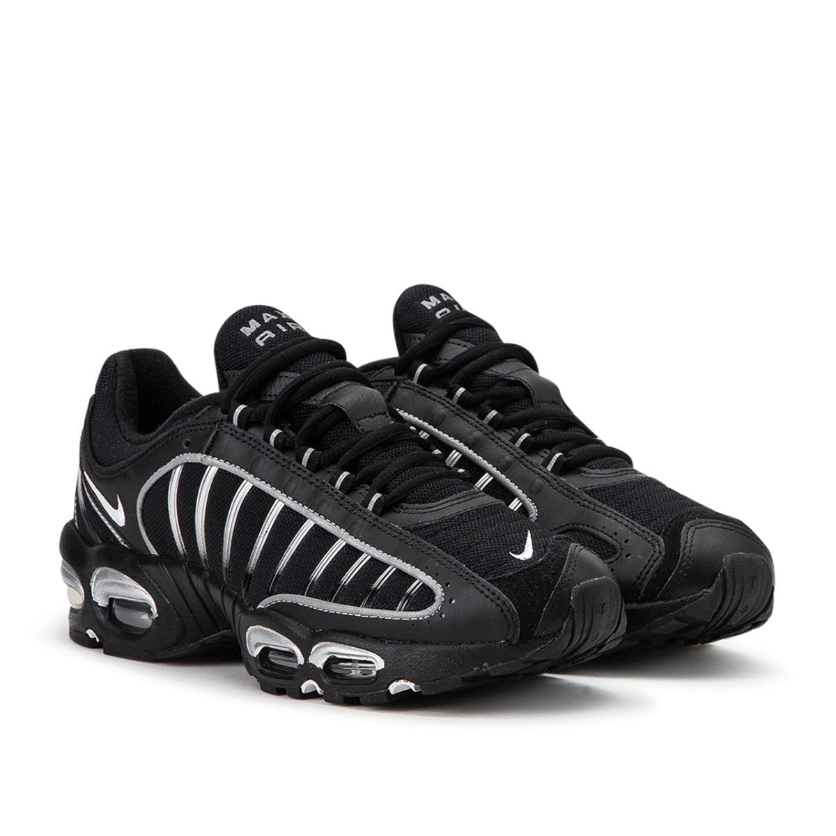 Nike tailwind best sale black silver