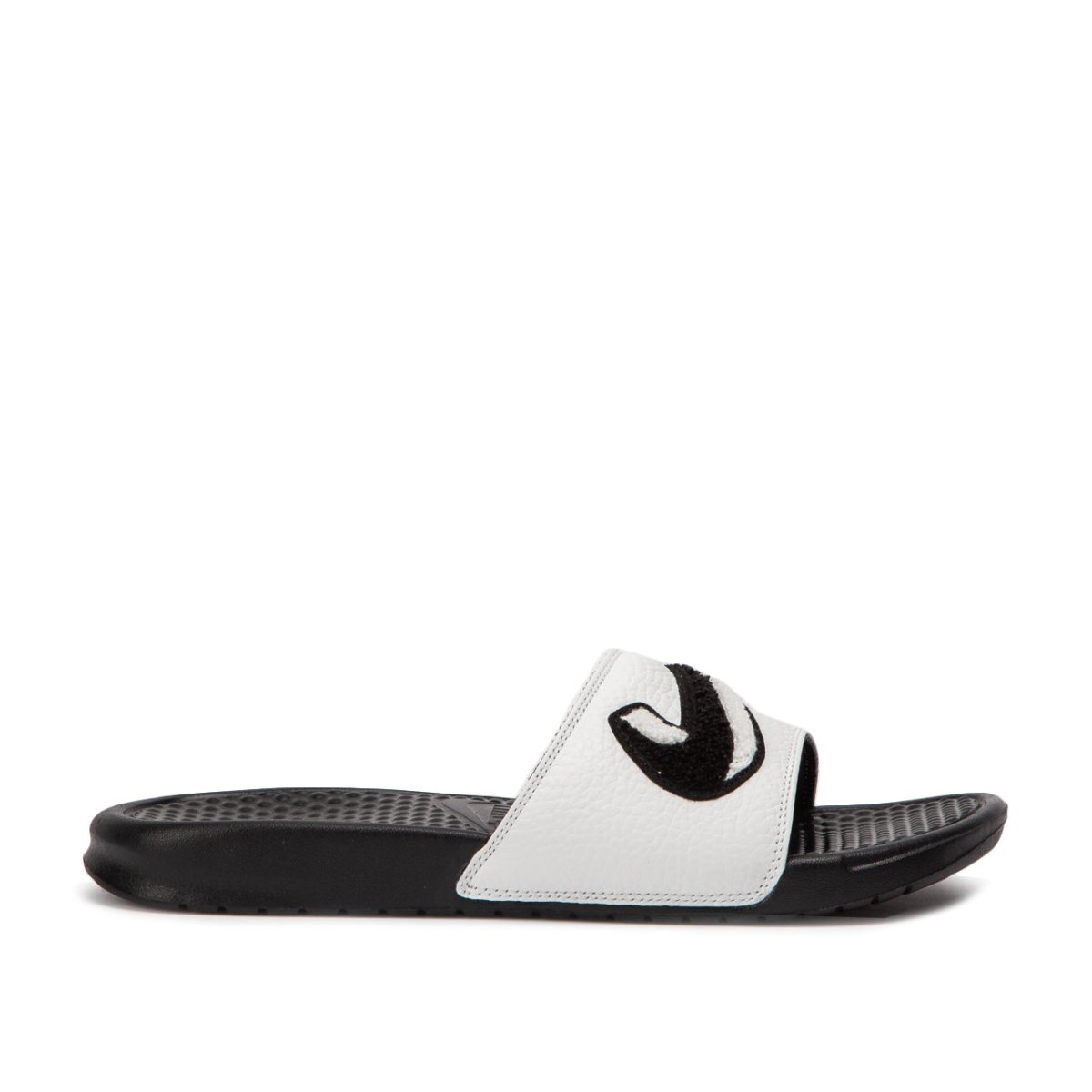 Nike Benassi JDI Chenille (Schwarz / Weiß)  - Allike Store