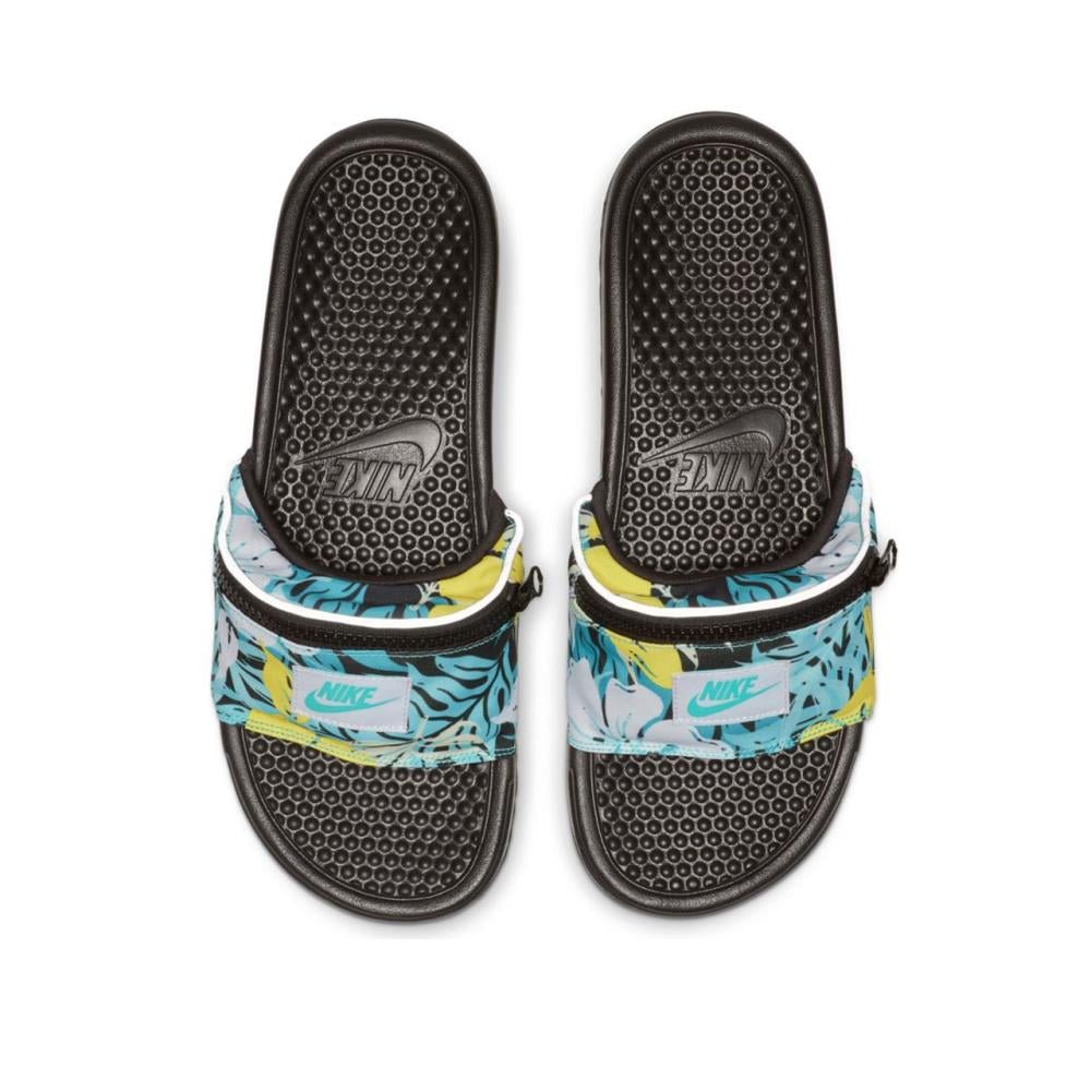 Nike Benassi JDI 'Fanny Pack' (Schwarz / Türkis)  - Allike Store