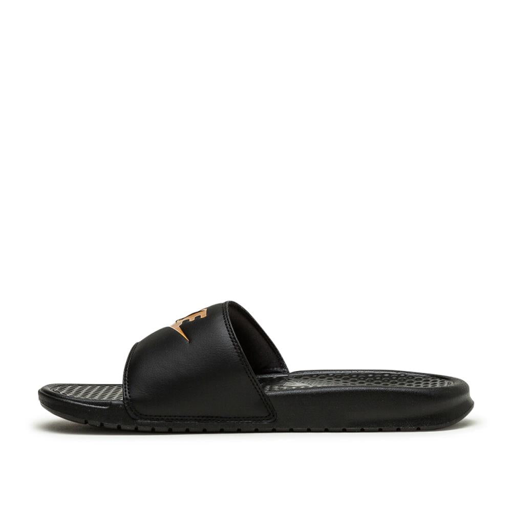 Nike Benassi 'Just Do It' (Schwarz / Bronze)  - Allike Store