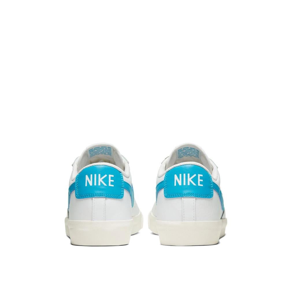 Nike Blazer Low Leather (Weiß / Hellblau)  - Allike Store