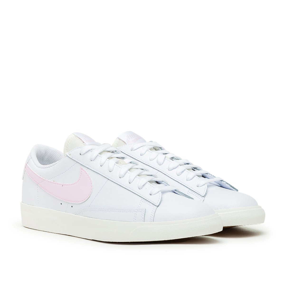 Nike Blazer Low Leather (Weiß / Rosa)  - Allike Store