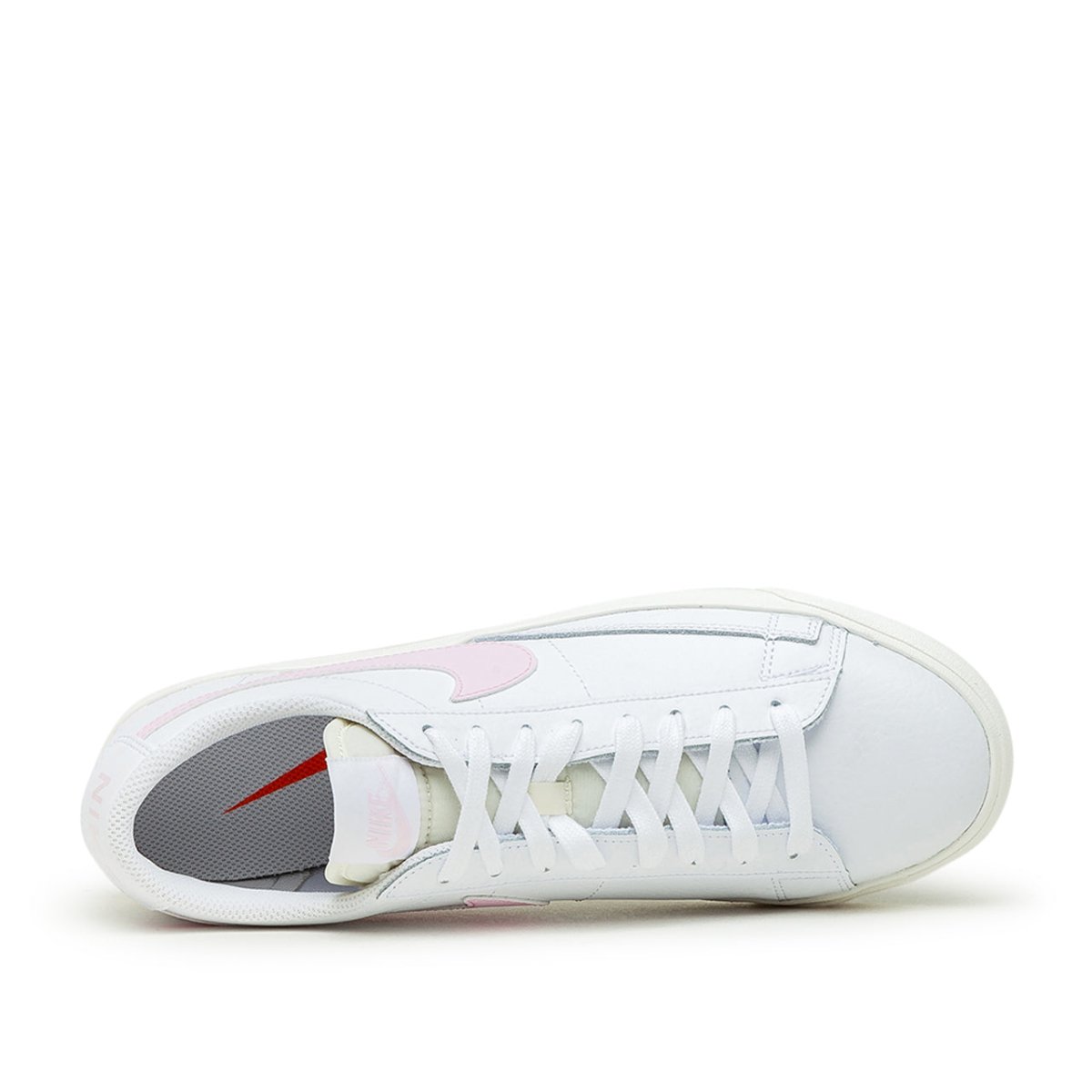 Nike Blazer Low Leather (Weiß / Rosa)  - Allike Store