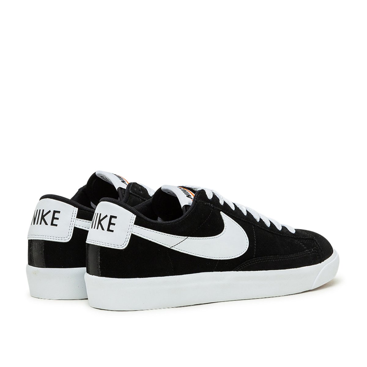 Nike Blazer Low Premium Vintage Suede Schwarz WeiB 538402 004 Allike Store