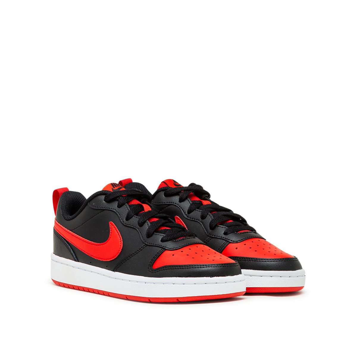 Nike Court Borough Low 2 (GS) (Schwarz / Rot)  - Allike Store