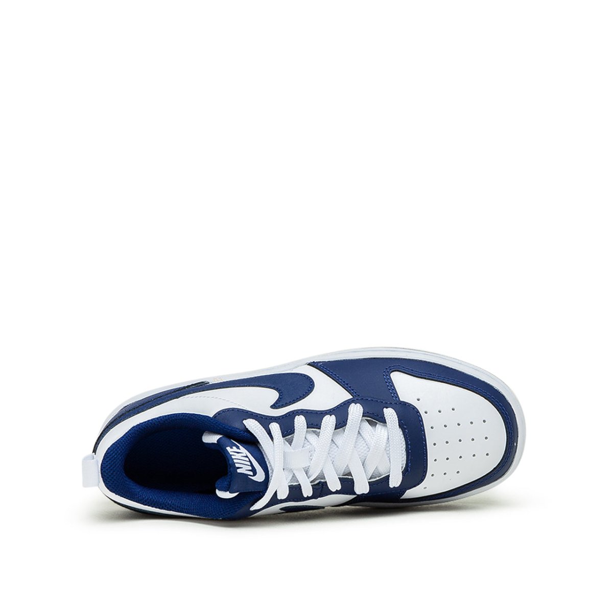 Nike Court Borough Low 2 (GS) (Weiß / Navy)  - Allike Store