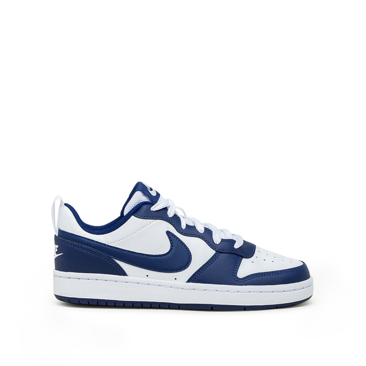 Nike Court Borough Low 2 (GS) (Weiß / Navy)  - Allike Store