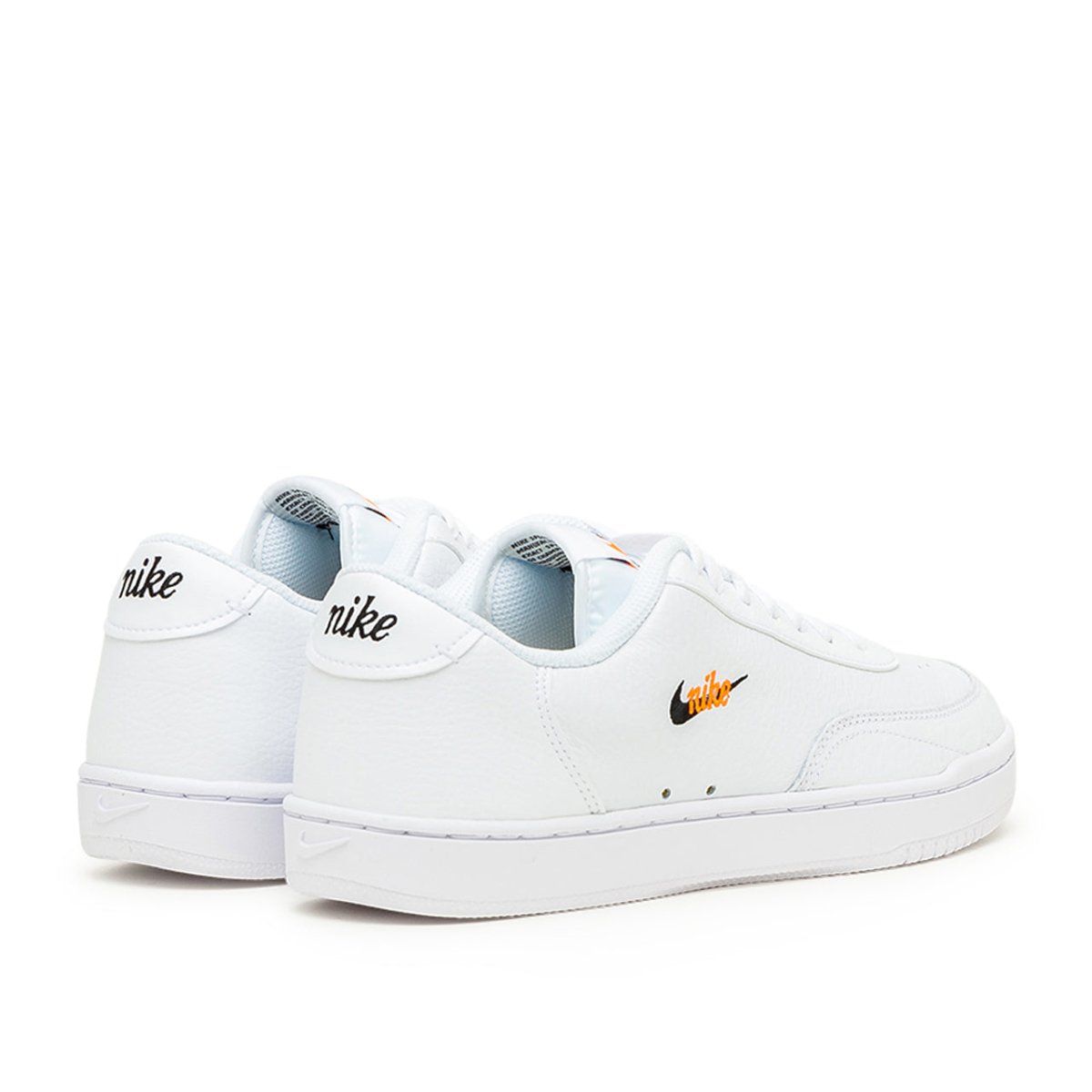 Nike Court Vintage Premium (Weiss / Schwarz / Orange)  - Allike Store