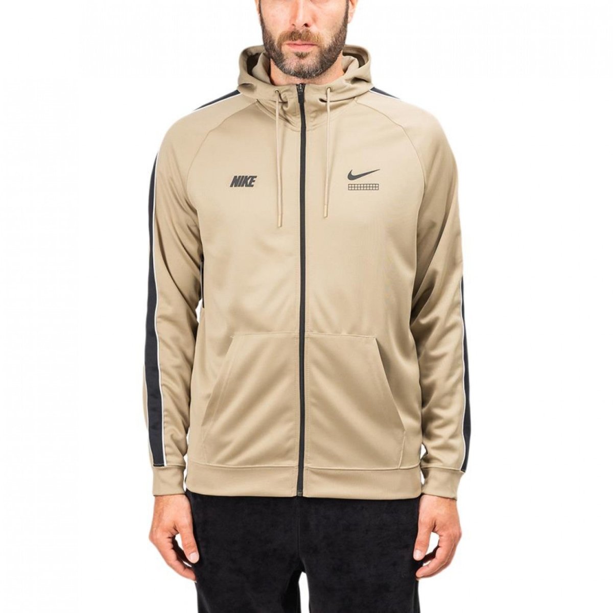 Nike DNA PK Full Zip Jacket (Khaki / Schwarz)  - Allike Store