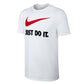 Nike ''Just Do It'' Swoosh T-Shirt (Weiß)  - Allike Store