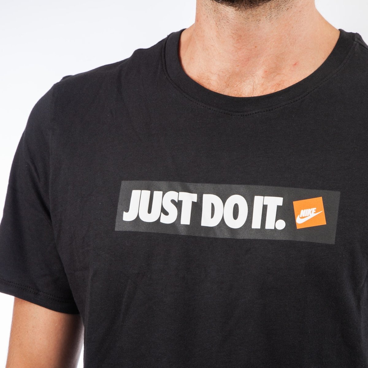 Just do it black t shirt best sale