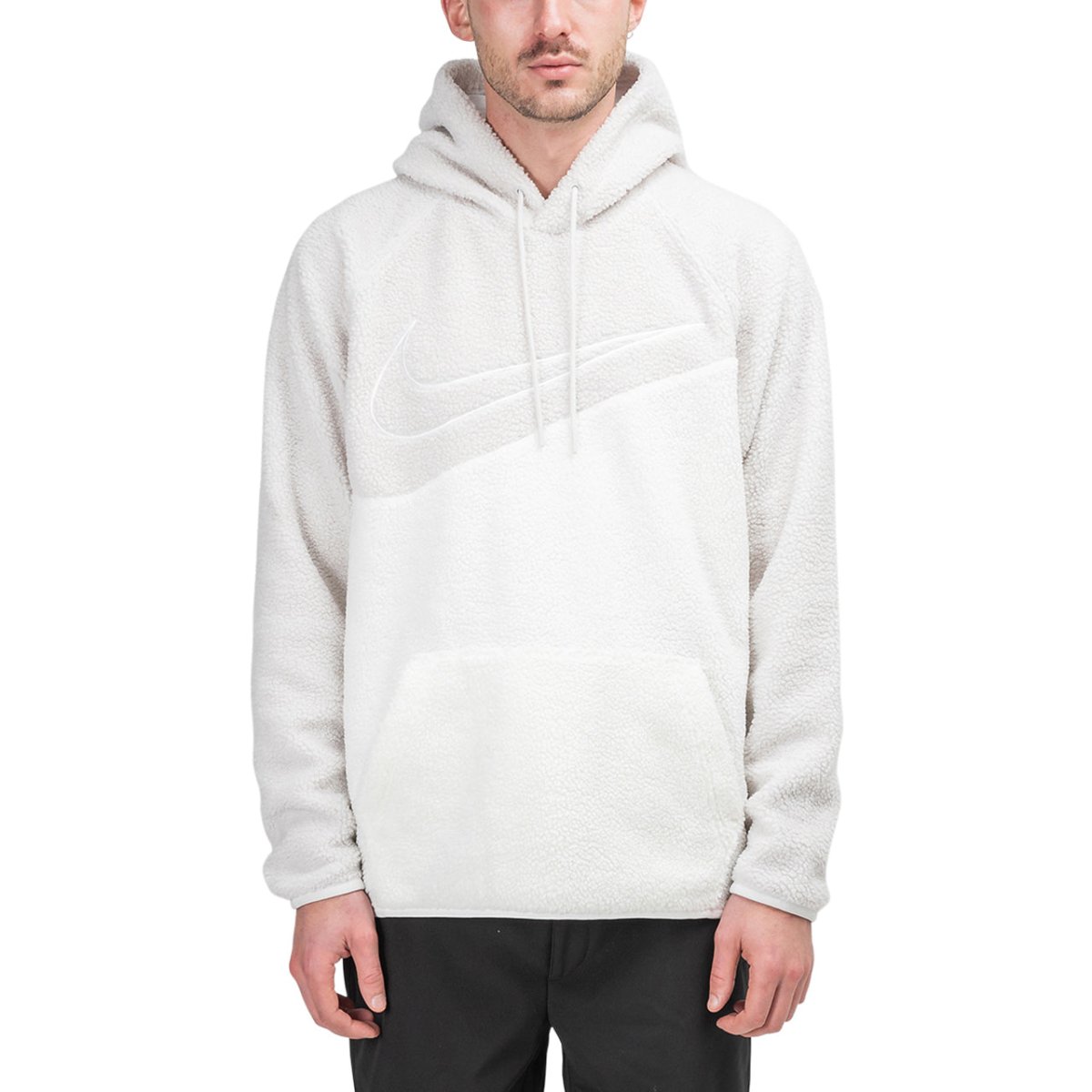 Nike NSW Sherpa Swoosh Hoodie (Weiß)  - Allike Store