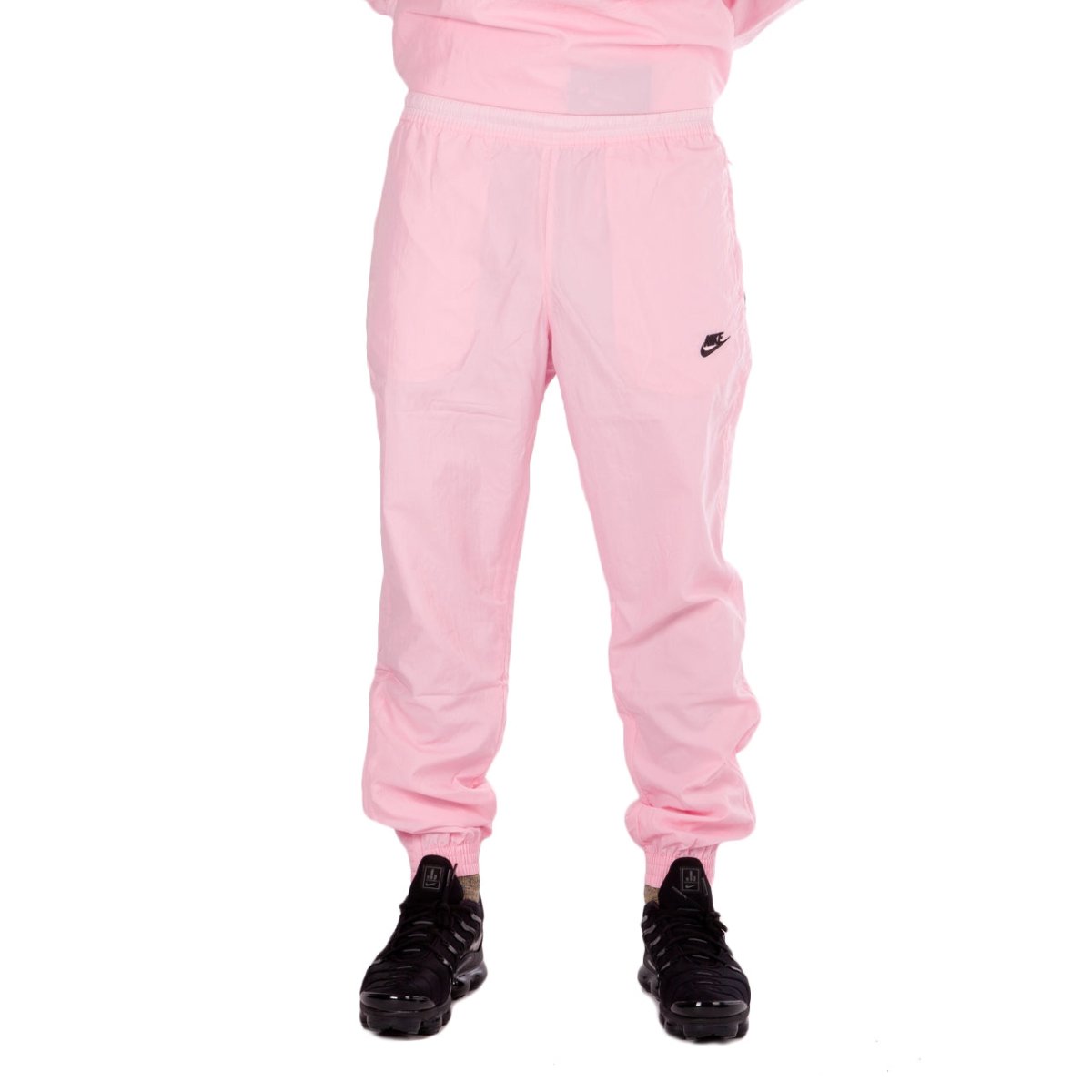 Nike swoosh woven pants pink hotsell