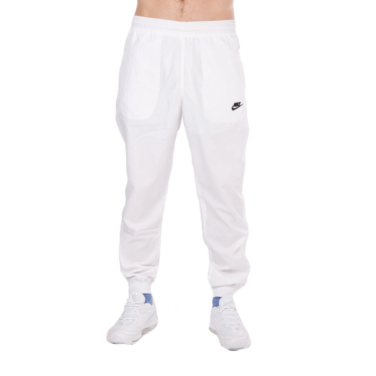 Nike NSW Swoosh Woven Pants (Weiß / Schwarz)  - Allike Store