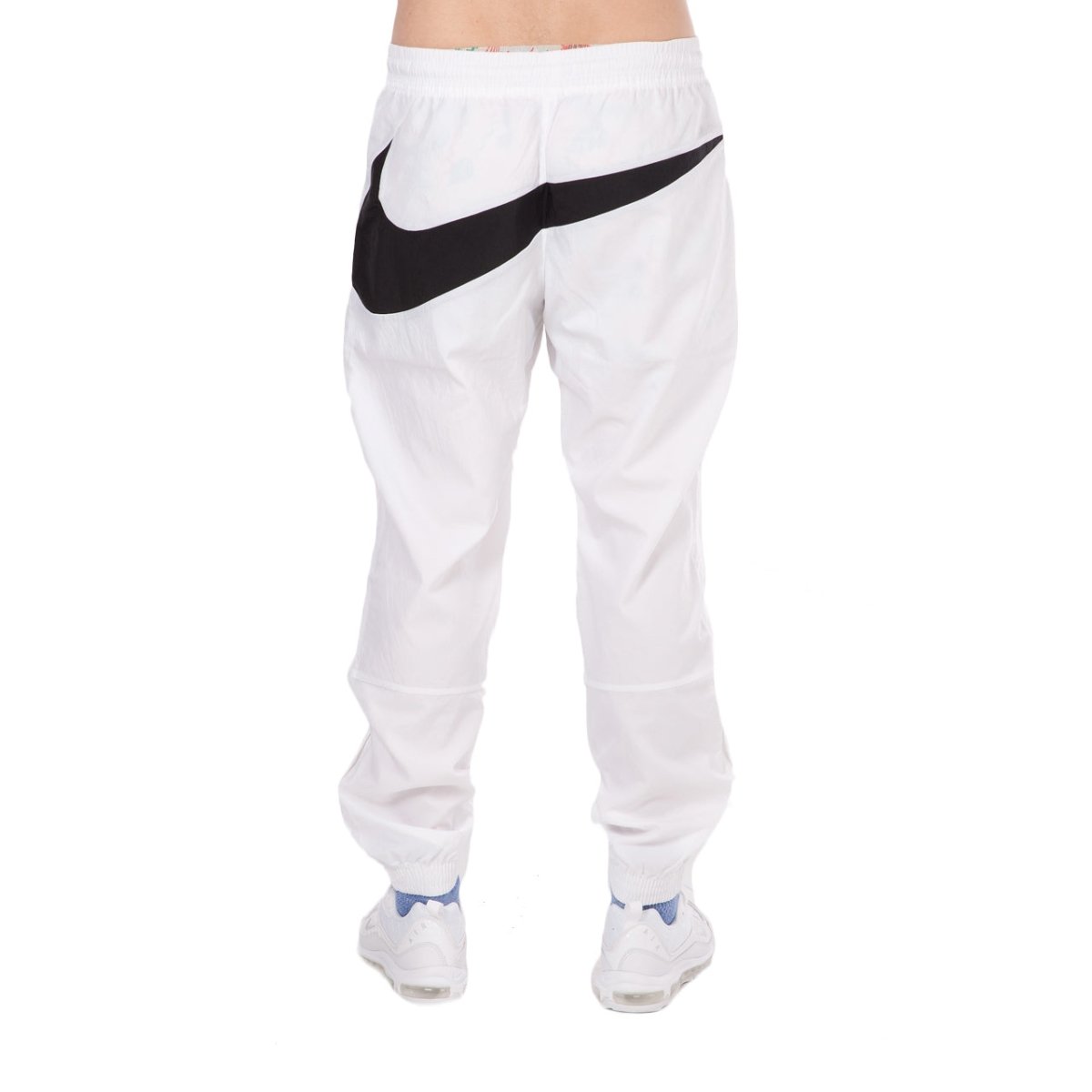 Nike NSW Swoosh Woven Pants White Black AJ2300 100 Allike Store