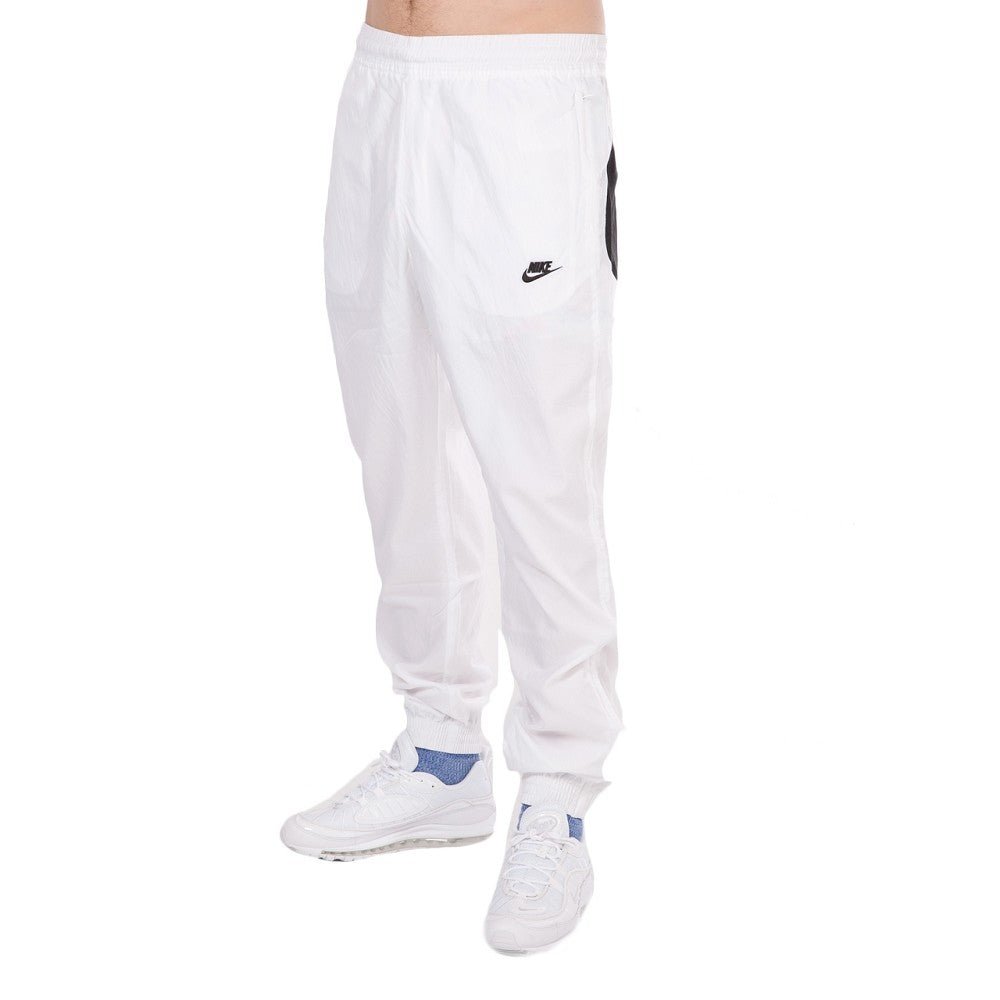 Nike NSW Swoosh Woven Pants (Weiß / Schwarz)  - Allike Store