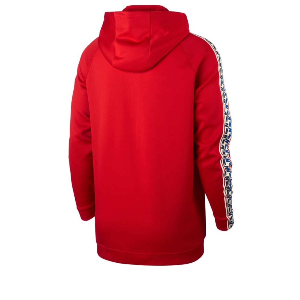 Nike NSW Taped Half Zip Hooded Poly (Rot / Weiß)  - Allike Store