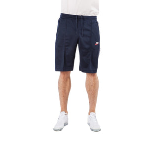Nike NSW Taped Poly Shorts (Dunkelblau / Weiß)  - Allike Store