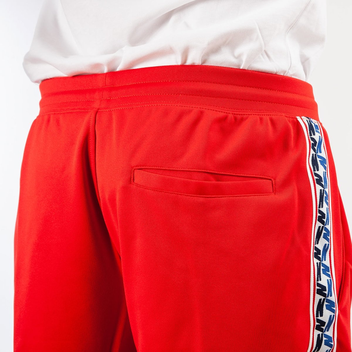 Nike NSW Taped Poly Shorts (Rot / Weiß)  - Allike Store