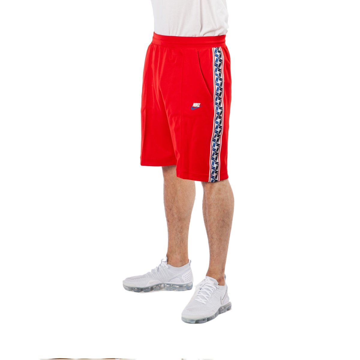 Nike NSW Taped Poly Shorts Red White AO0860 657 Allike Store