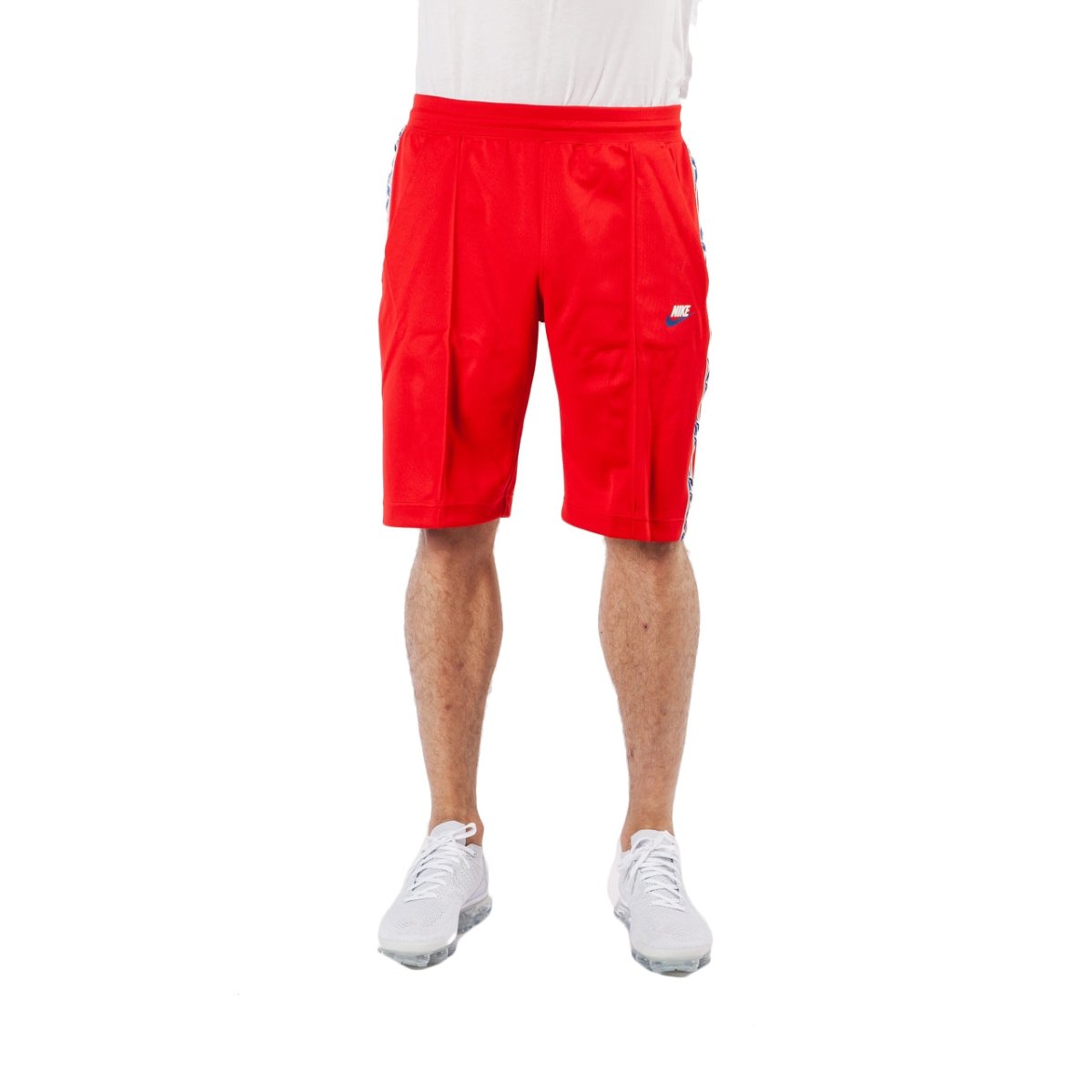 Nike NSW Taped Poly Shorts (Rot / Weiß)  - Allike Store