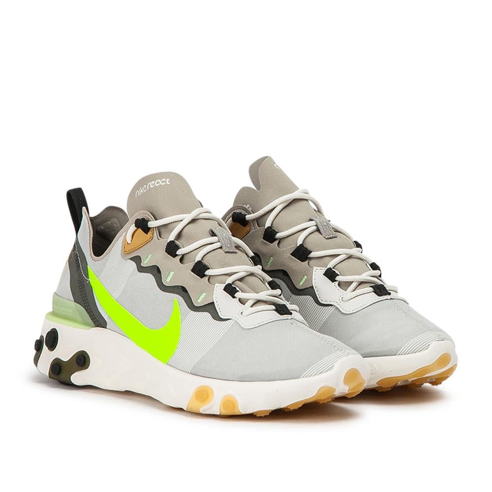 Nike React Element 55 (Grau / Neongelb)  - Allike Store