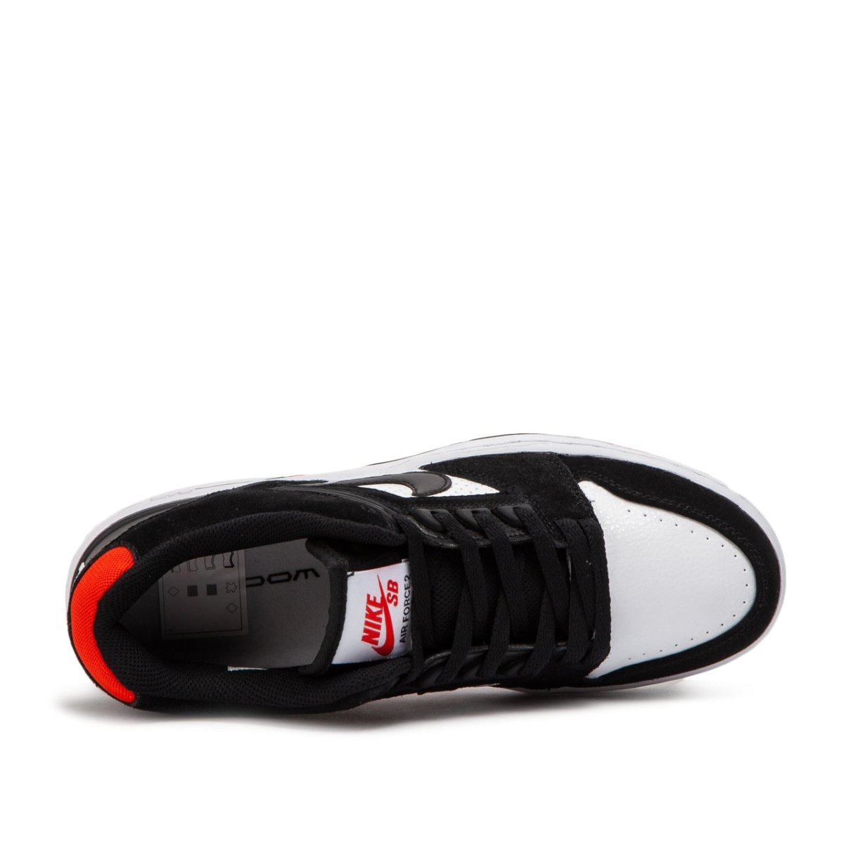 Nike SB - Air Force II Low (Schwarz / Weiß)  - Allike Store