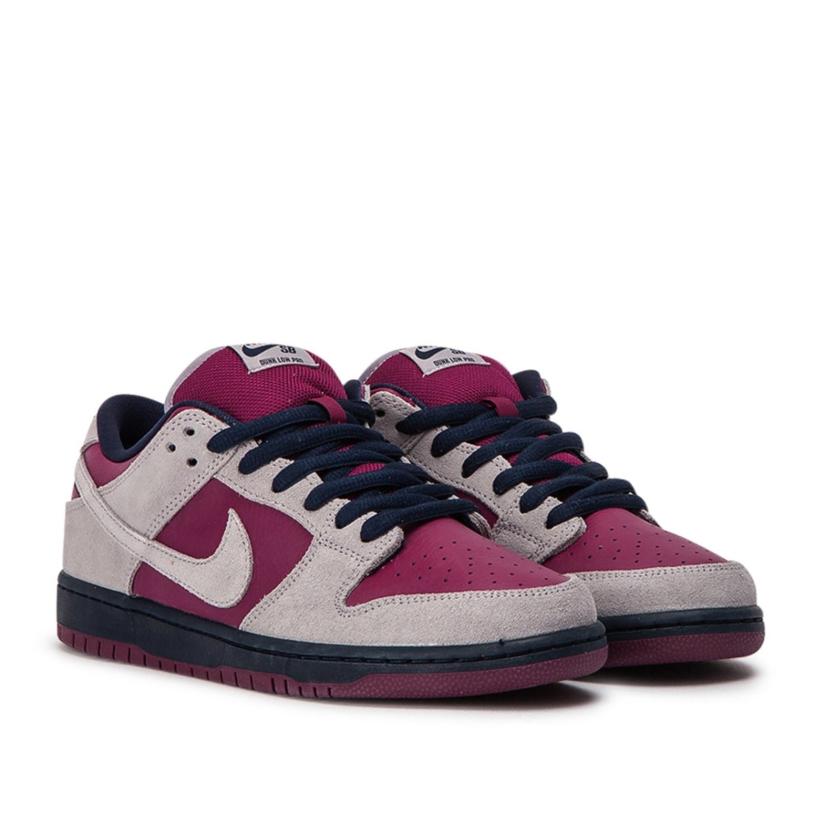 Nike SB Dunk Low Pro (Burgundy / Grau)  - Allike Store