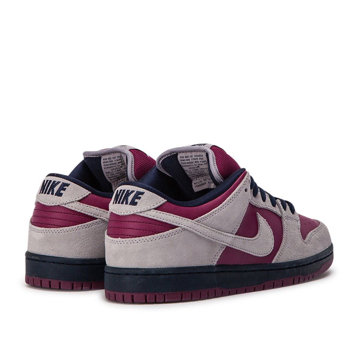 Nike SB Dunk Low Pro (Burgundy / Grau)  - Allike Store